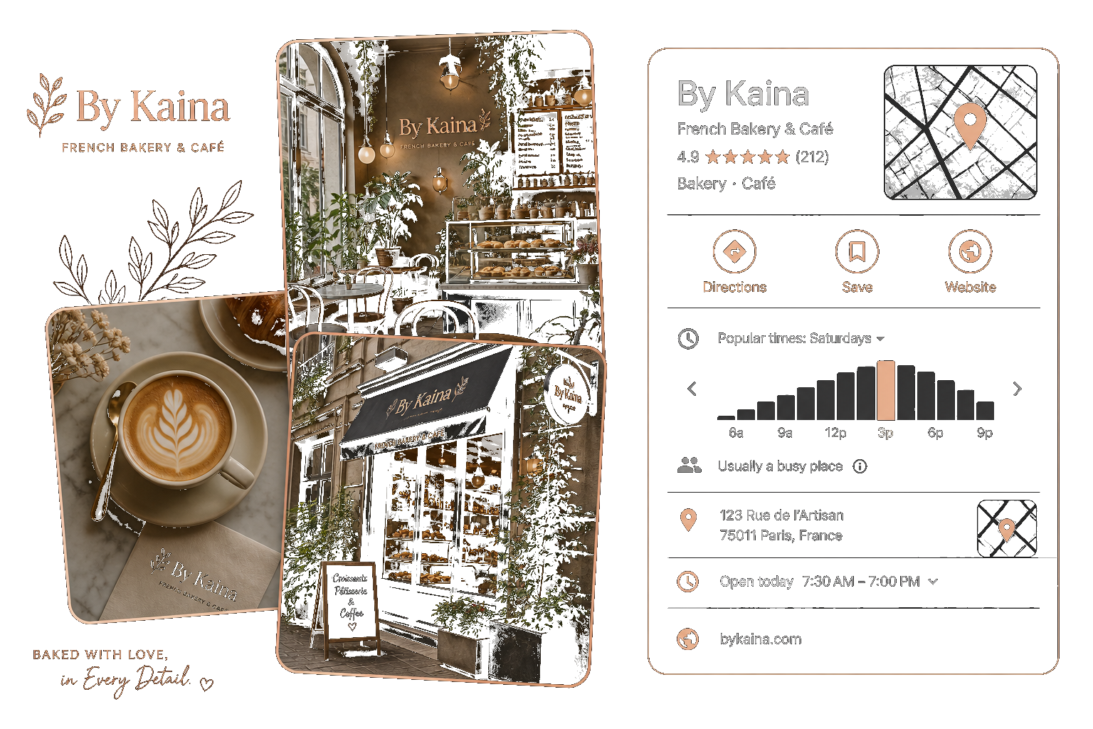 Fiche Google Business — photos, avis et présence locale